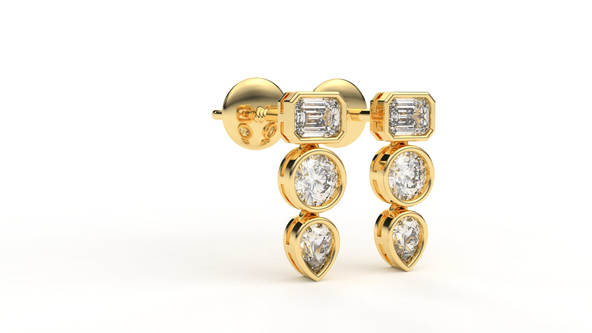 1.19 CTW Lab-Grown Diamond Drop Earrings