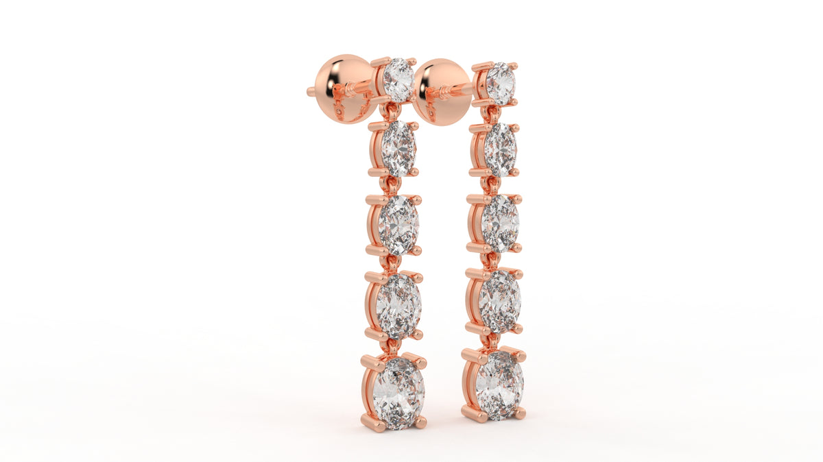 3.38 CTW Diamond Drop Earrings