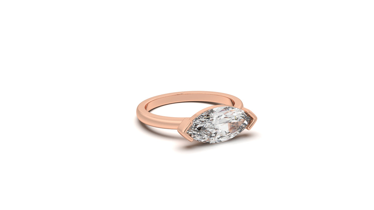 3.00 CTW Marquise Diamond Engagement Ring
