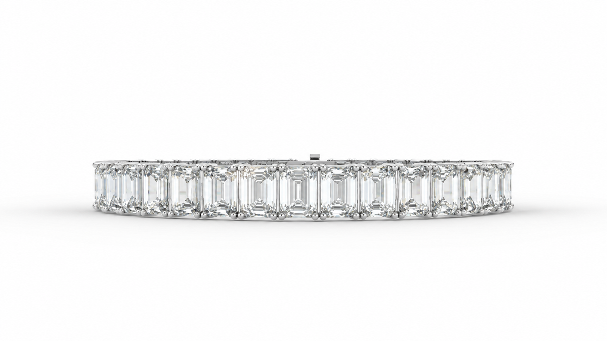 24.79 CTW Diamond Tennis Bracelet