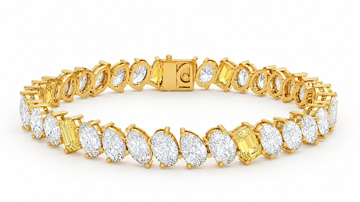 15 CTW Diamond Tennis Bracelet-1