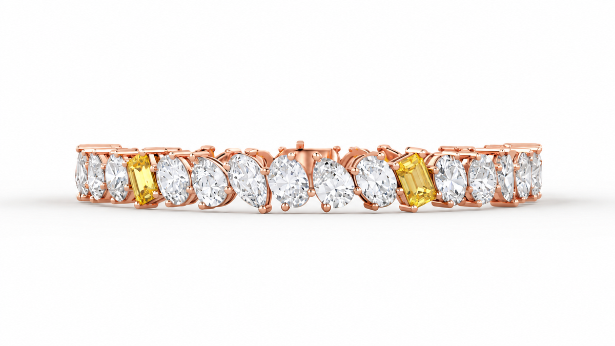 15 CTW Diamond Tennis Bracelet-10