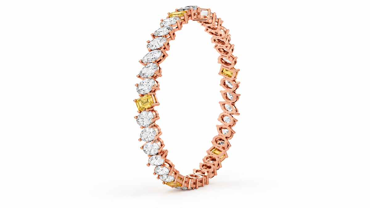 15 CTW Diamond Tennis Bracelet-8