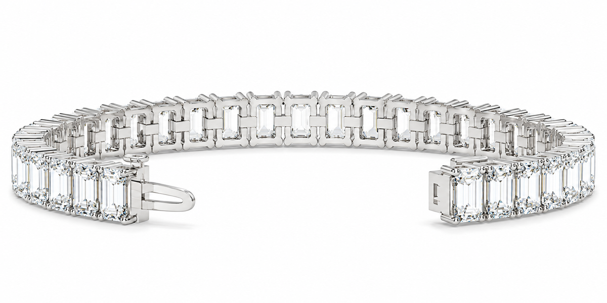 18.40 CTW Lab-Grown Diamond Tennis Bracelet – 5.2MM-5