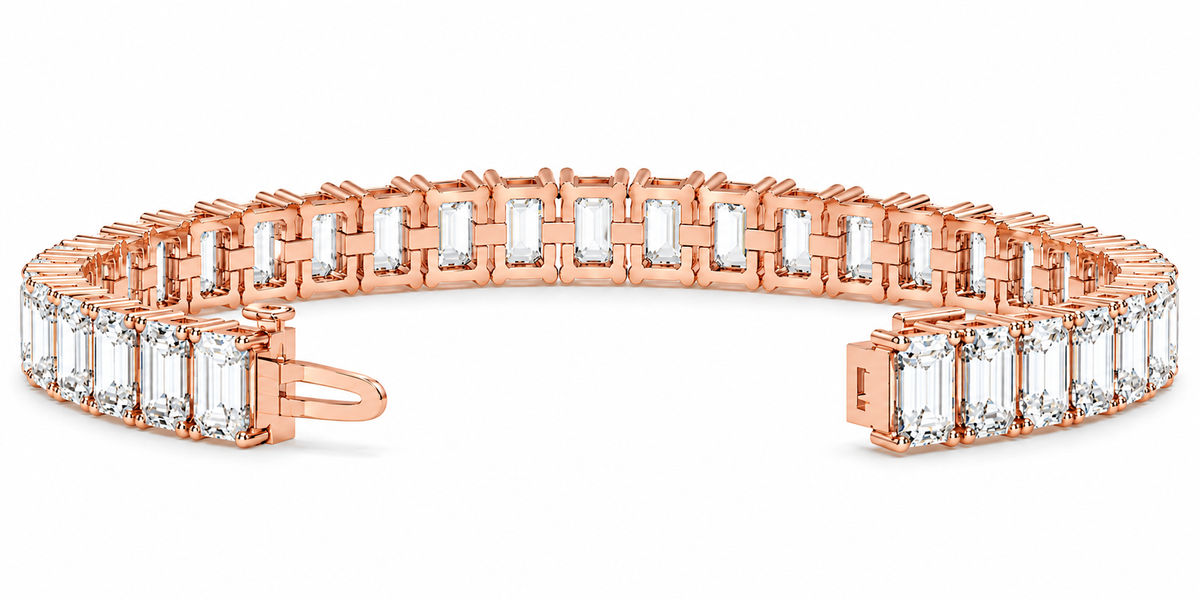 18.40 CTW Lab-Grown Diamond Tennis Bracelet – 5.2MM-6