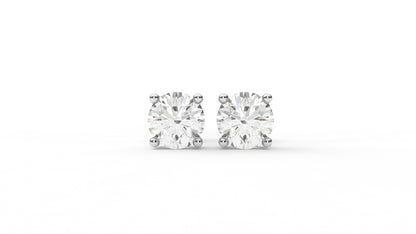 3 CTW Diamond Cluster Stud Earring