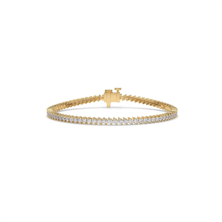 Chevron Diamond Tennis Bracelet - 3.12 CTW