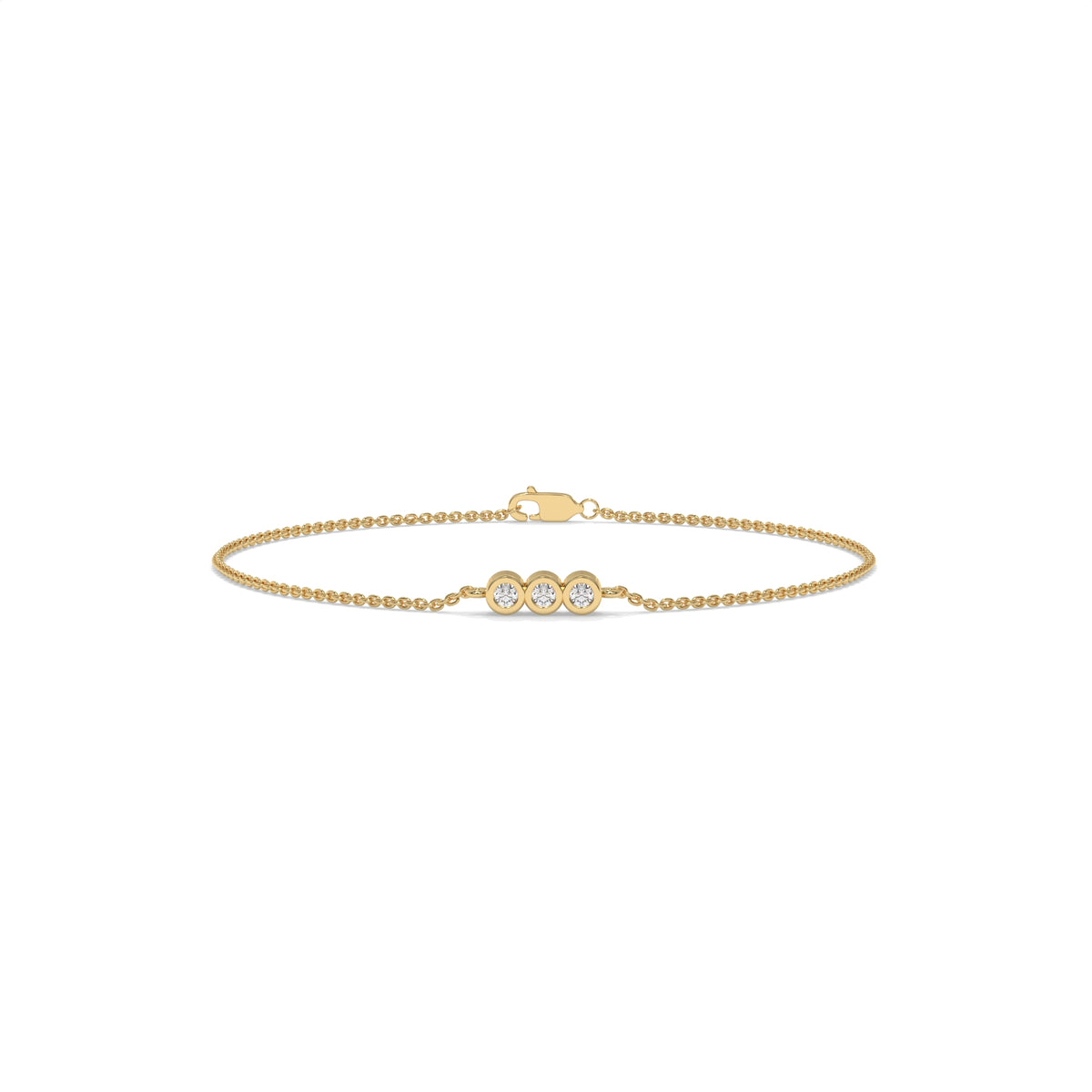 0.10 CTW Lab-Grown Diamond Minimal Bracelet