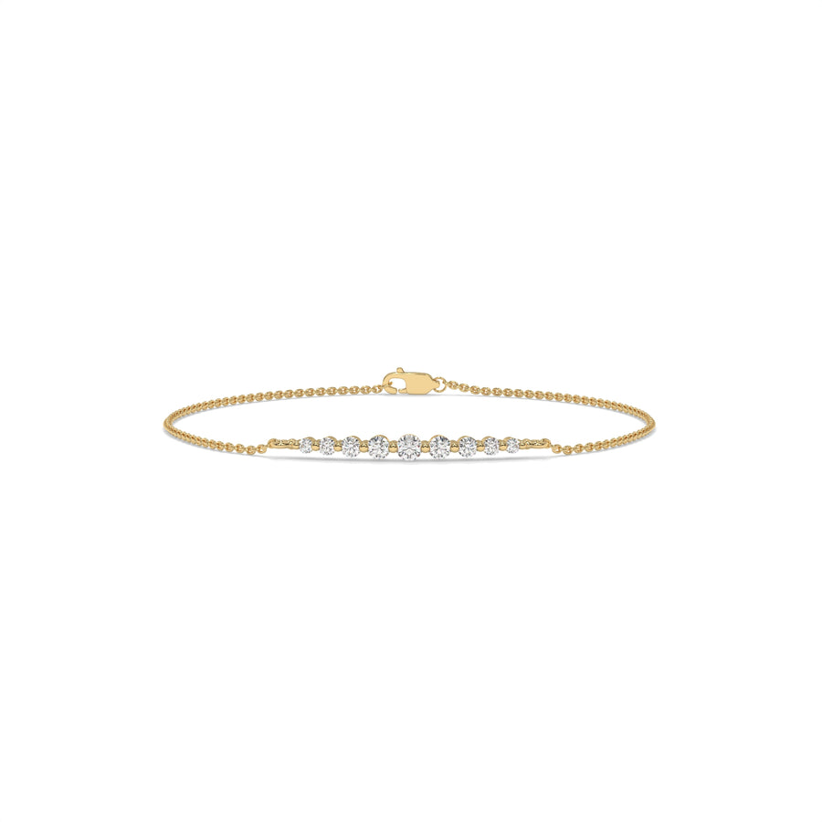 Minimalist Diamond Bar Bracelet – 0.31 CTW