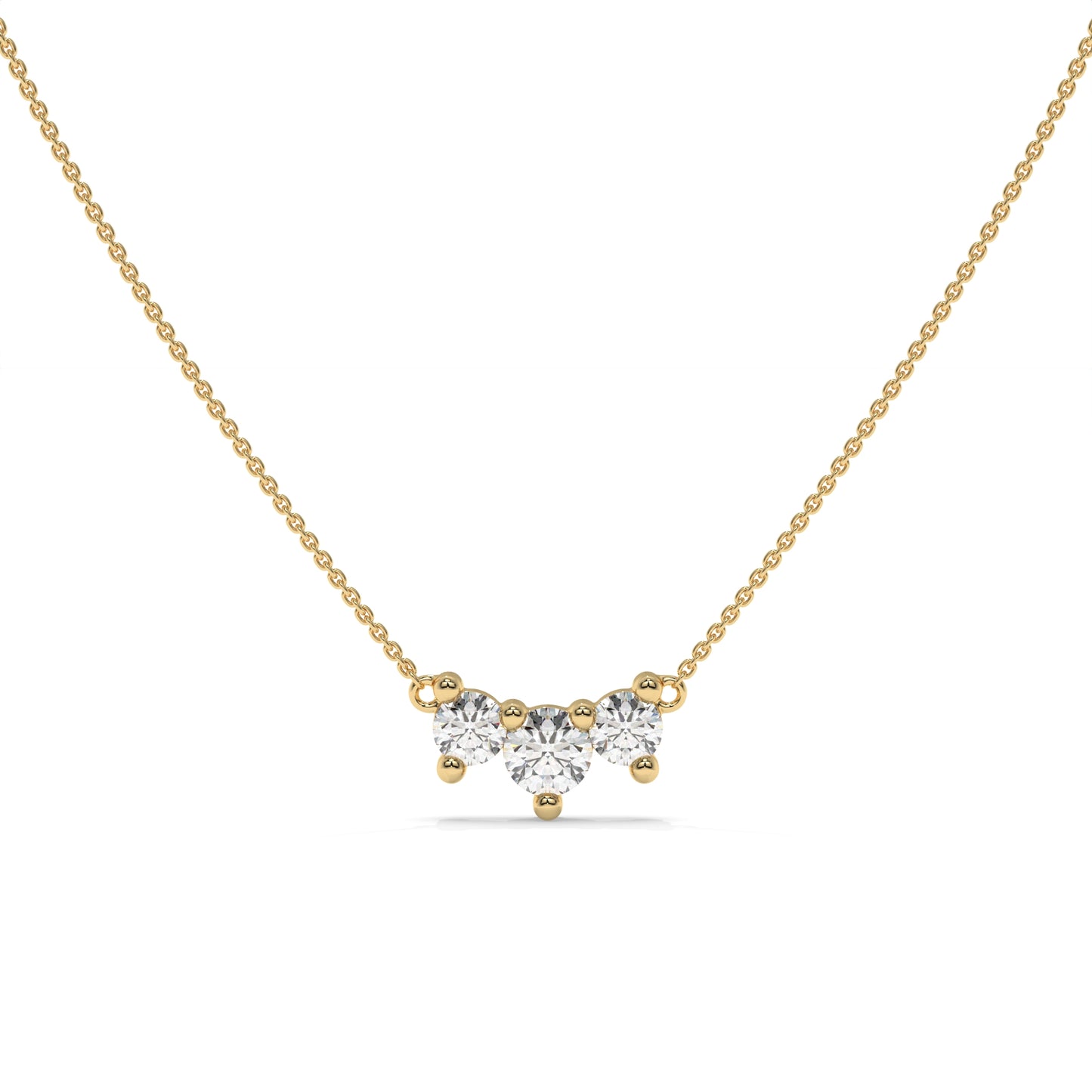 Celestial Cluster Diamond Pendant Necklace – 0.53 CTW