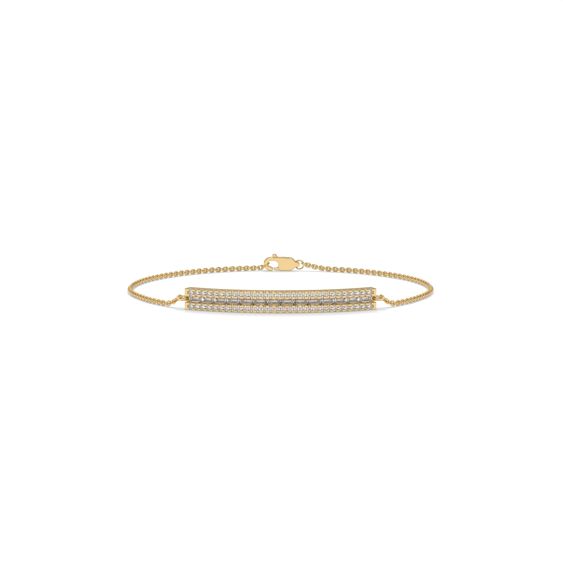 Pavé Diamond Bar Bracelet – 0.65 CTW