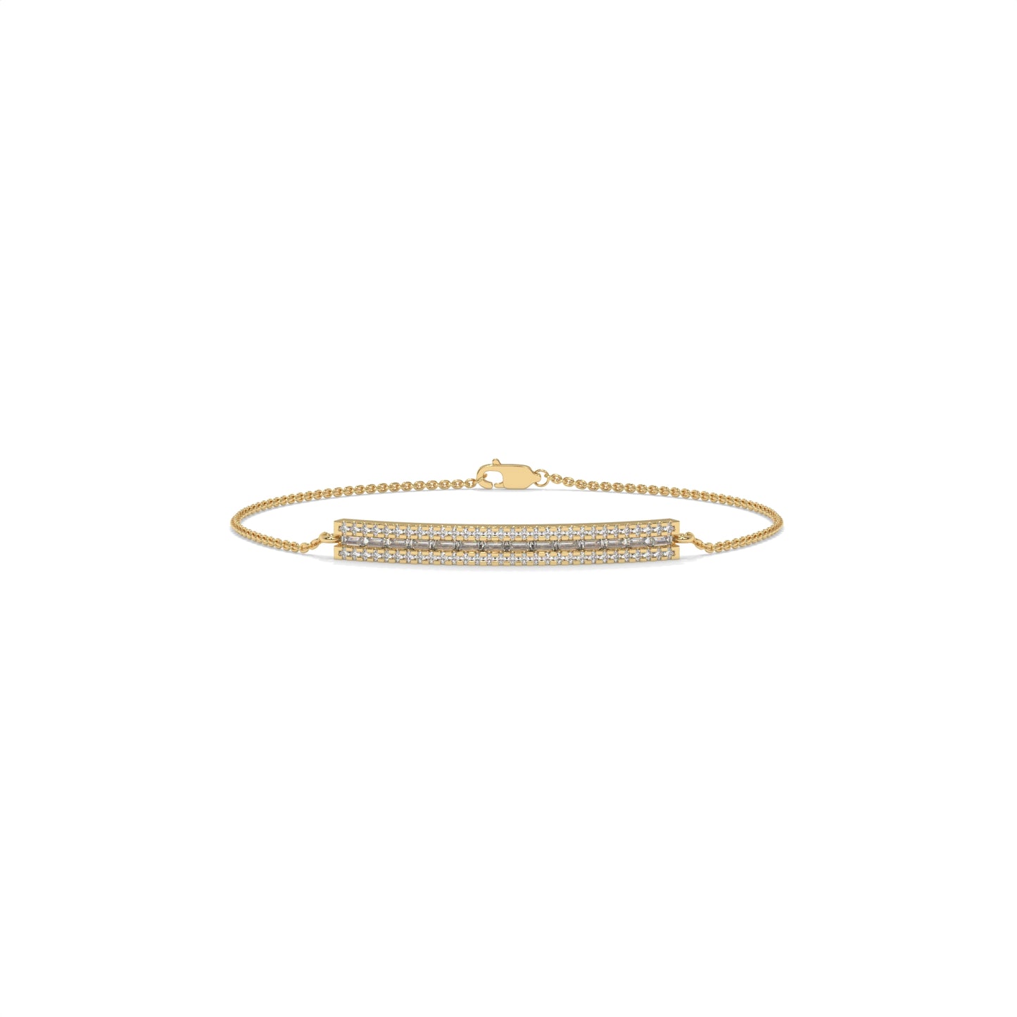 Pavé Diamond Bar Bracelet – 0.65 CTW