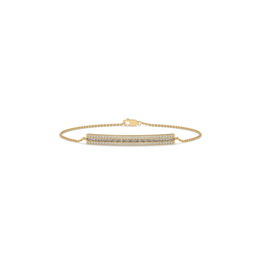 Pavé Diamond Bar Bracelet – 0.65 CTW
