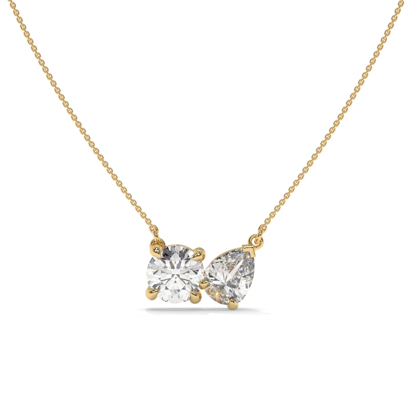 2.00 CTW Diamond Bow Necklace