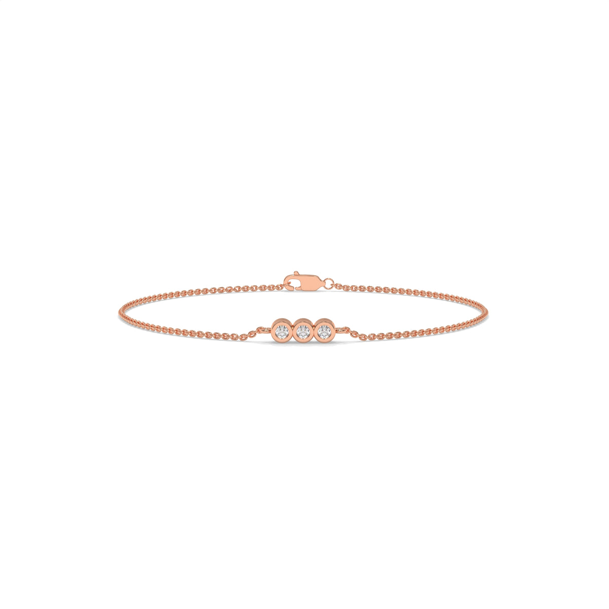 0.10 CTW Lab-Grown Diamond Minimal Bracelet