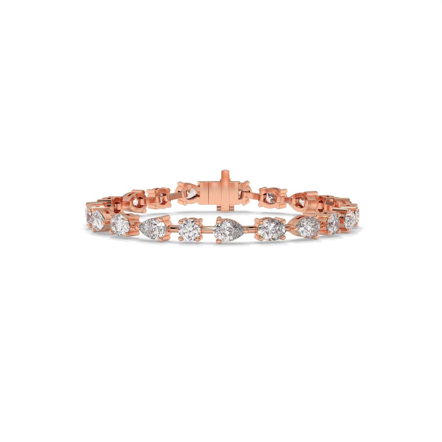 6.58 CTW Classic Diamond Tennis Bracelet