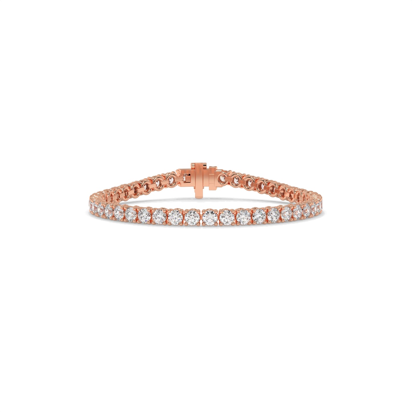 4.20 CTW Chevron Diamond Bangle Bracelet