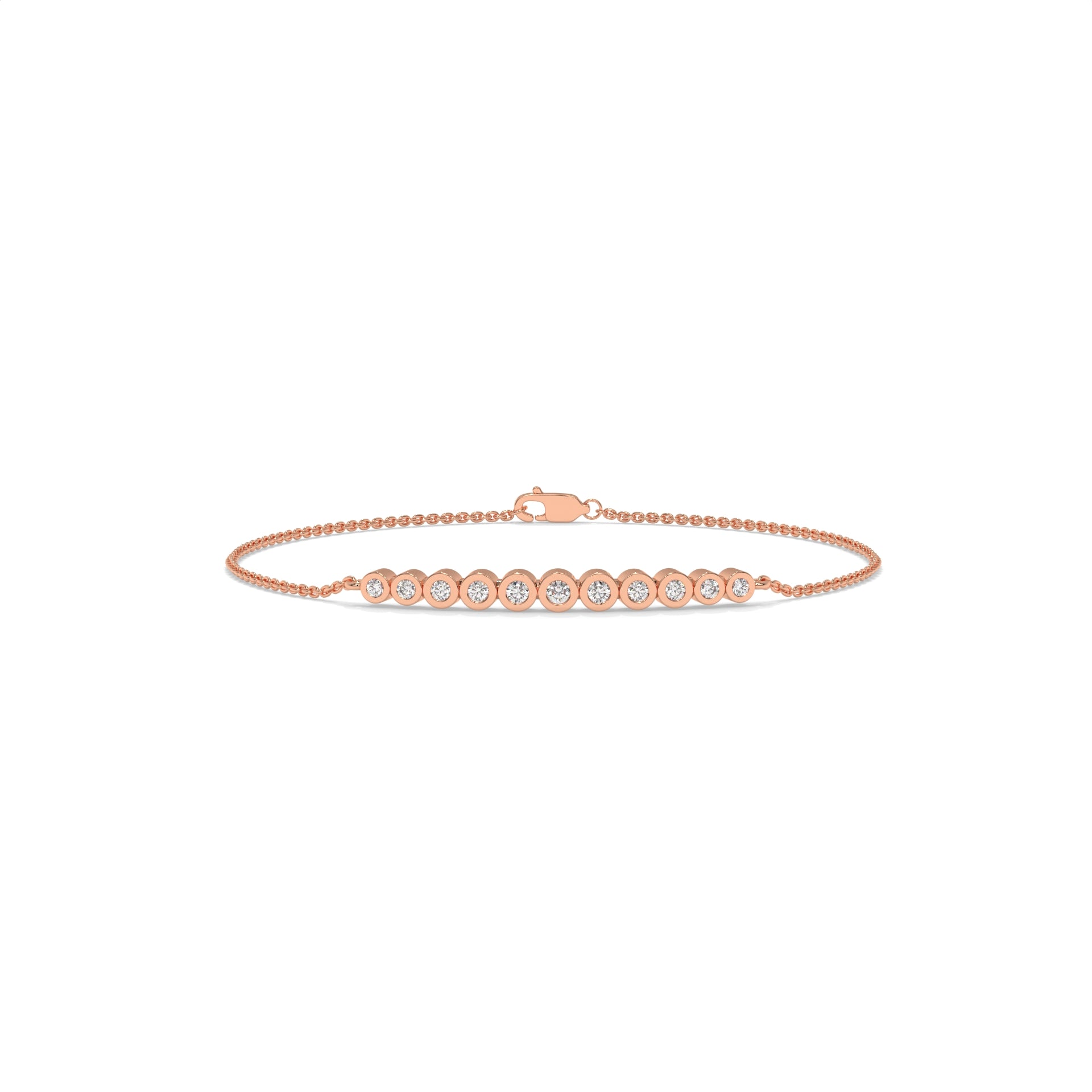 0.25 CTW Diamond Bar Bracelet