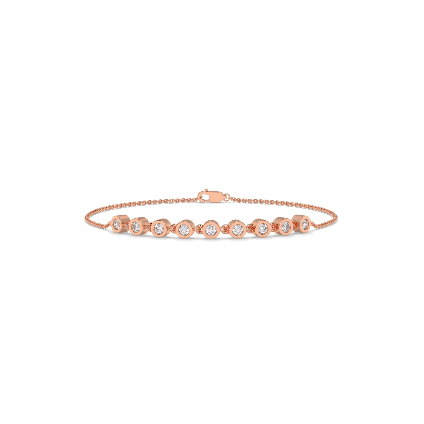 Graduated Diamond Station Bracelet – 0.51 CTW