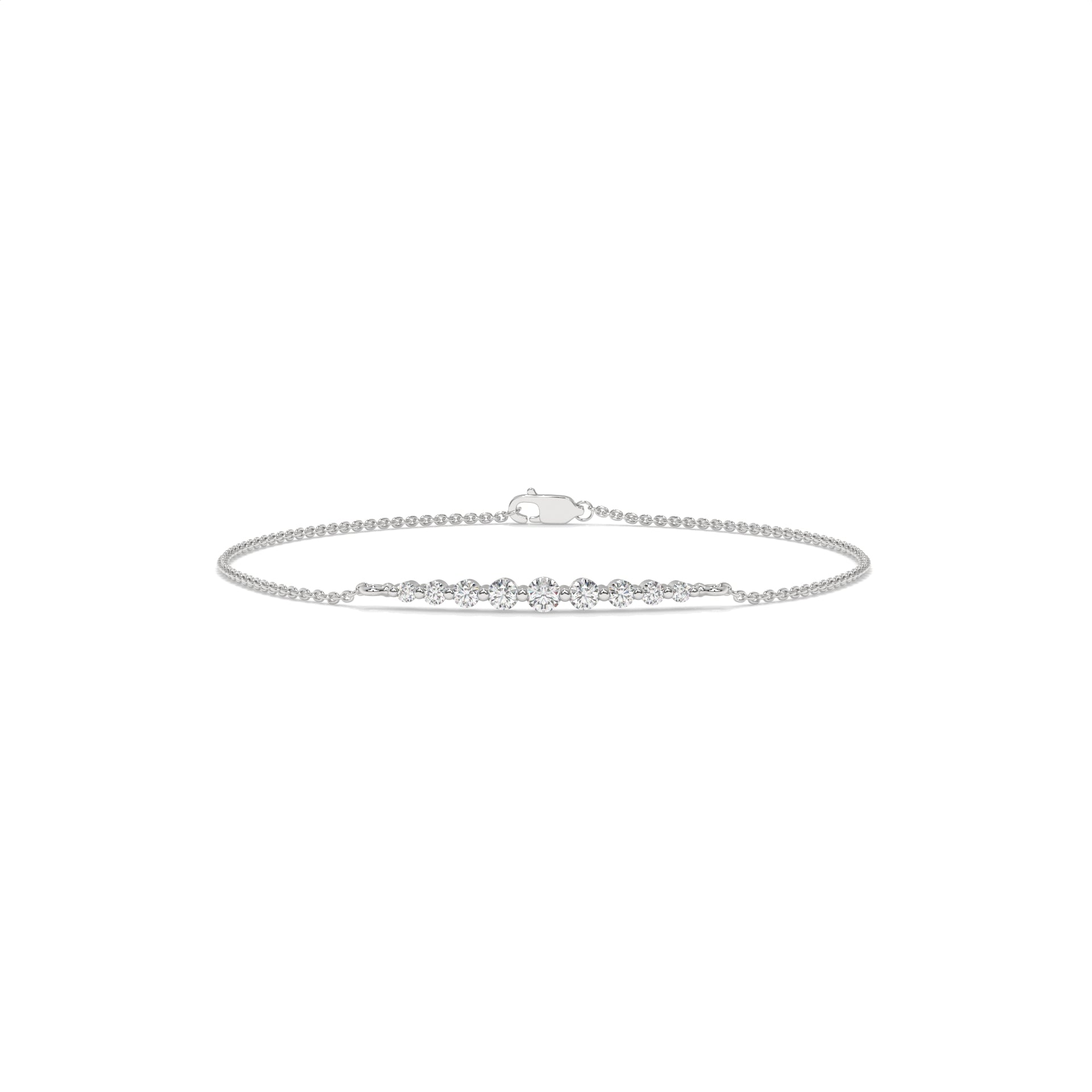 Minimalist Diamond Bar Bracelet – 0.31 CTW