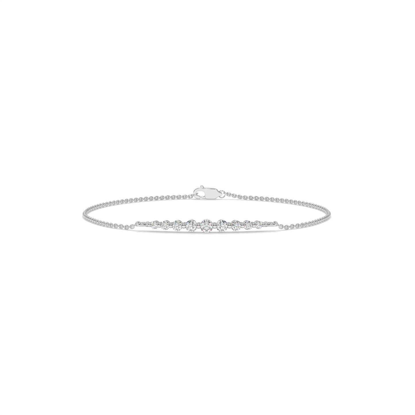 Minimalist Diamond Bar Bracelet – 0.31 CTW