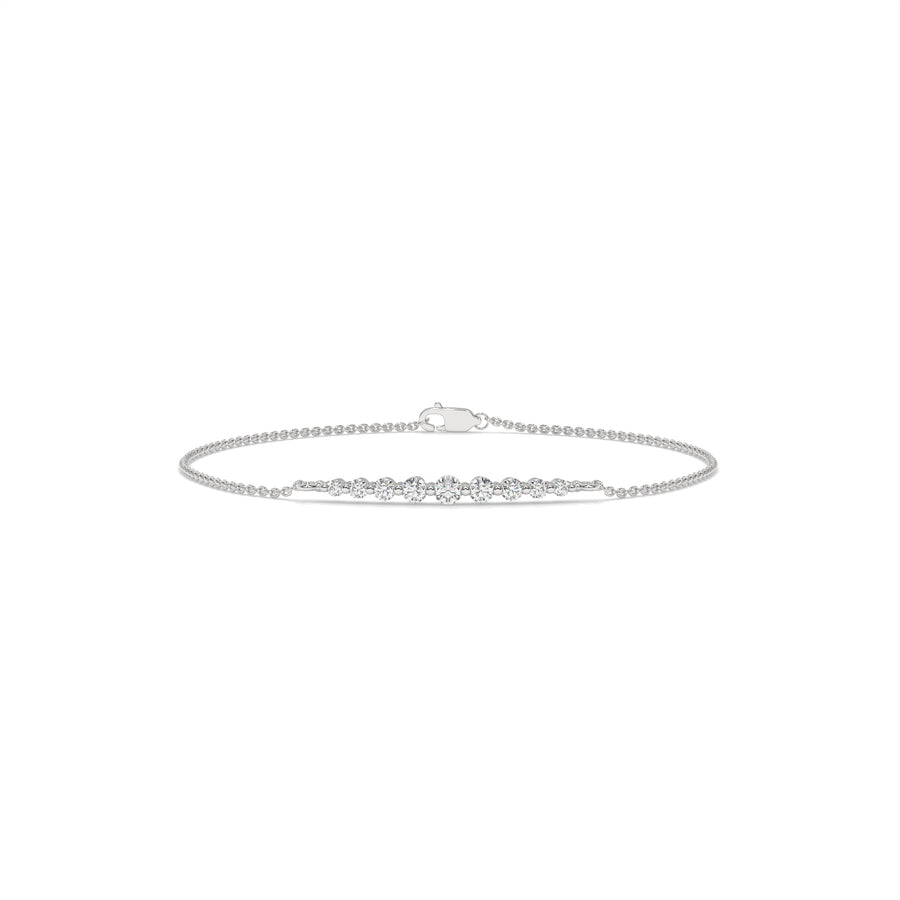 Minimalist Diamond Bar Bracelet – 0.31 CTW