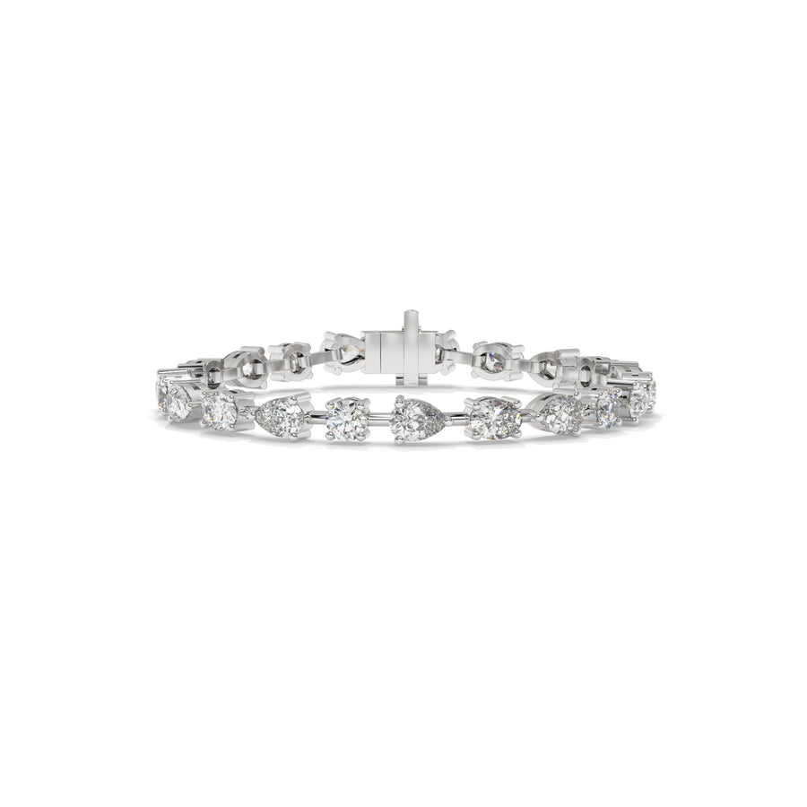 6.58 CTW Classic Diamond Tennis Bracelet