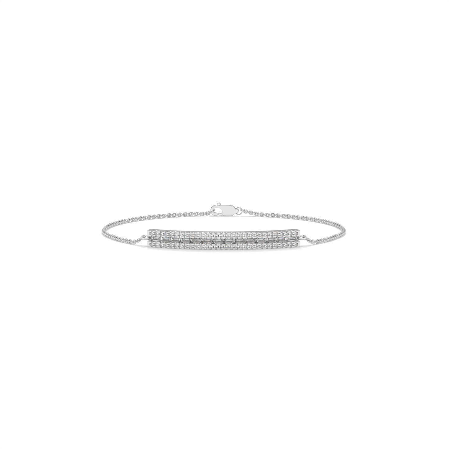 Pavé Diamond Bar Bracelet – 0.65 CTW