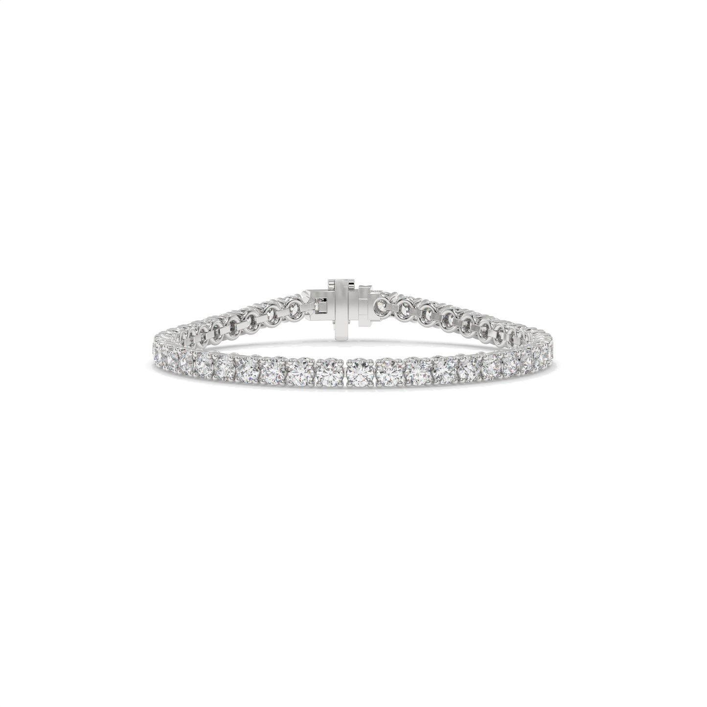 4.20 CTW Chevron Diamond Bangle Bracelet