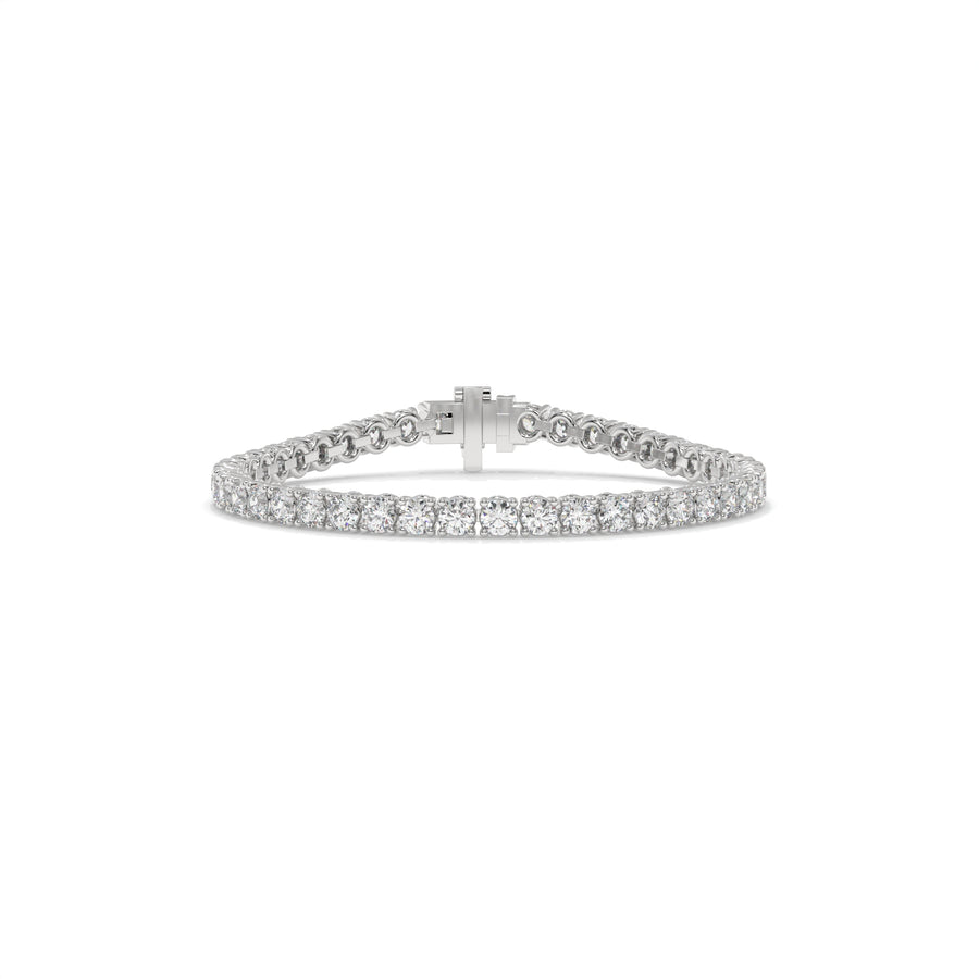 4.20 CTW Chevron Diamond Bangle Bracelet