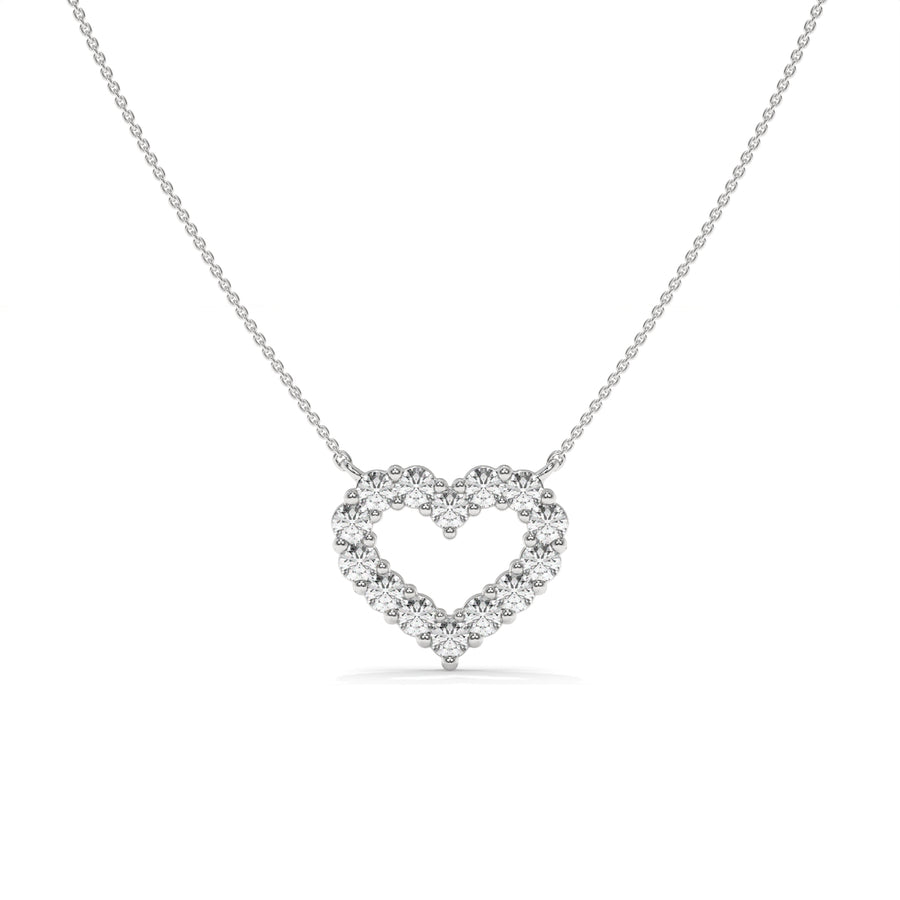 Open Heart Necklace – 0.48 CTW