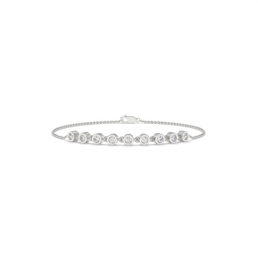 Graduated Diamond Station Bracelet – 0.51 CTW