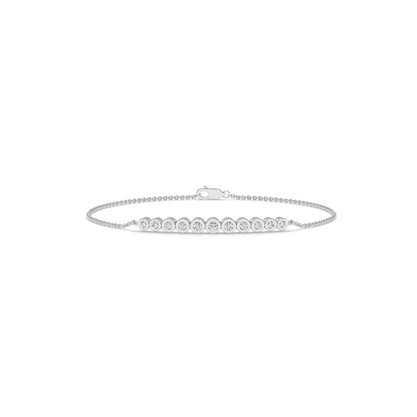 0.25 CTW Diamond Bar Bracelet