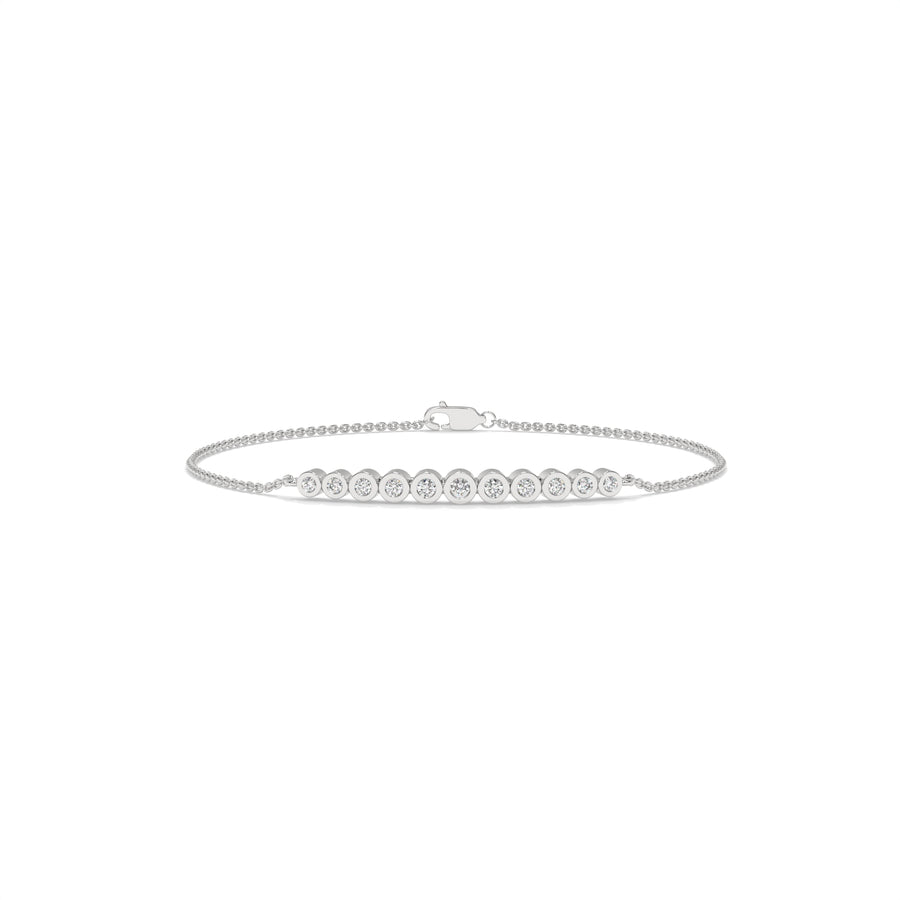 0.25 CTW Diamond Bar Bracelet