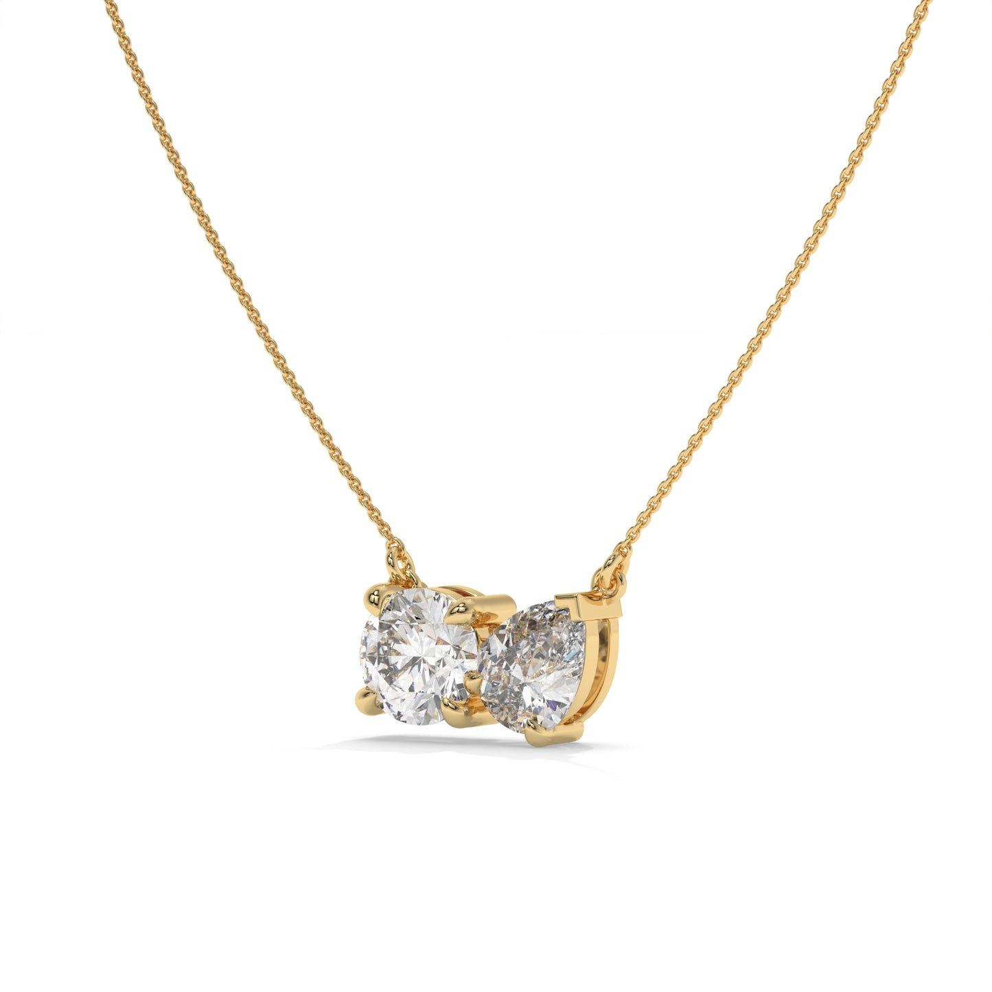 2.00 CTW Diamond Bow Necklace