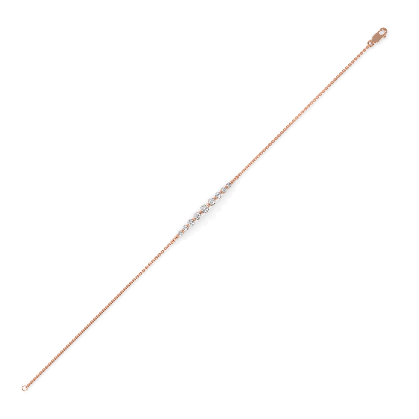Minimalist Diamond Bar Bracelet – 0.31 CTW