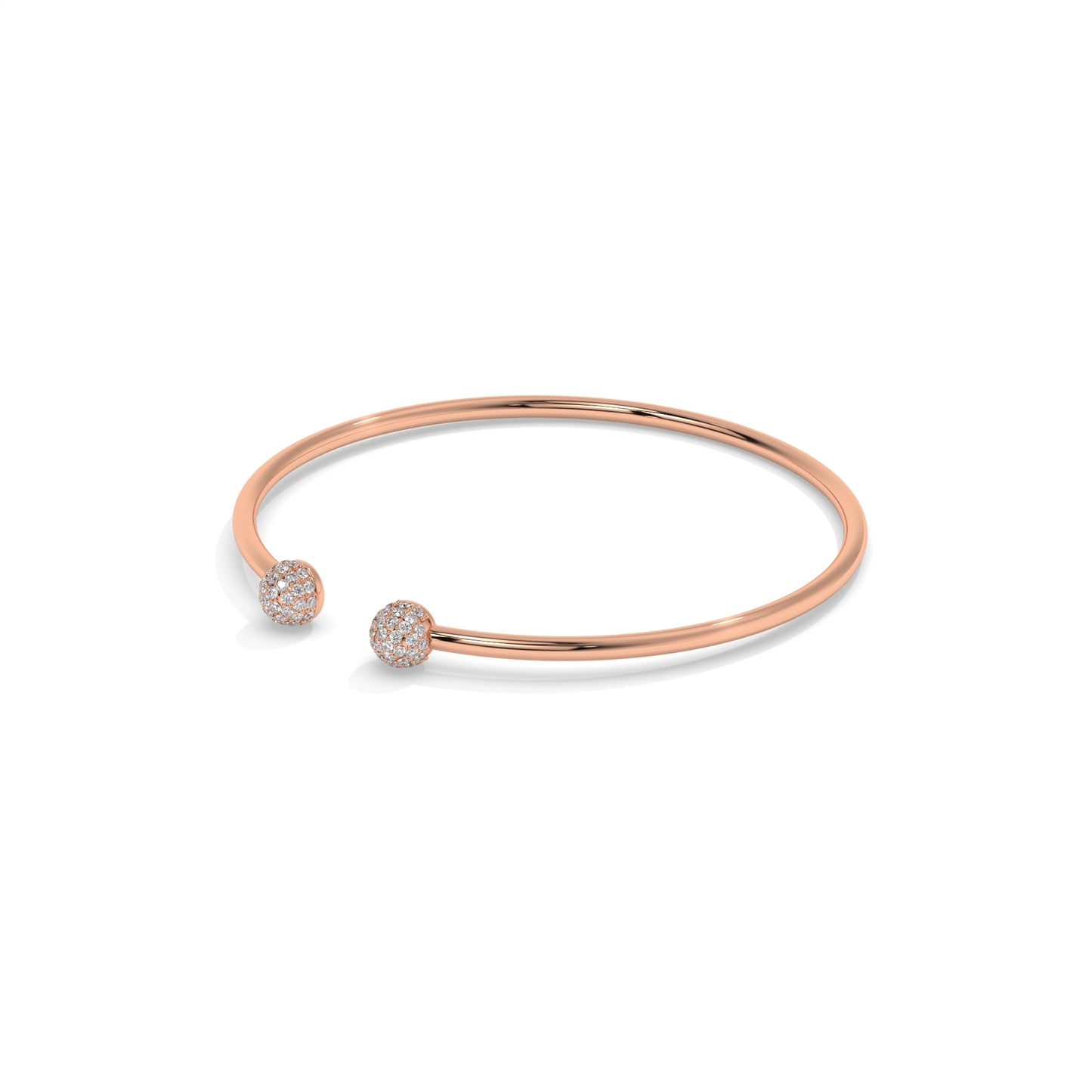 Open Cuff Diamond Bracelet – 0.47 CTW