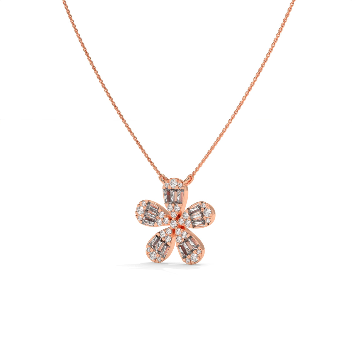 0.47 CTW Lab-Grown Diamond Cross Pendant Necklace