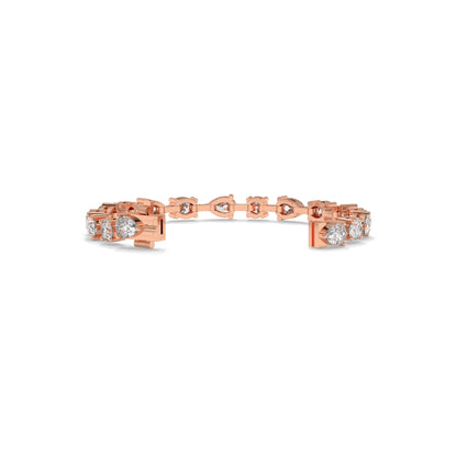 6.58 CTW Classic Diamond Tennis Bracelet