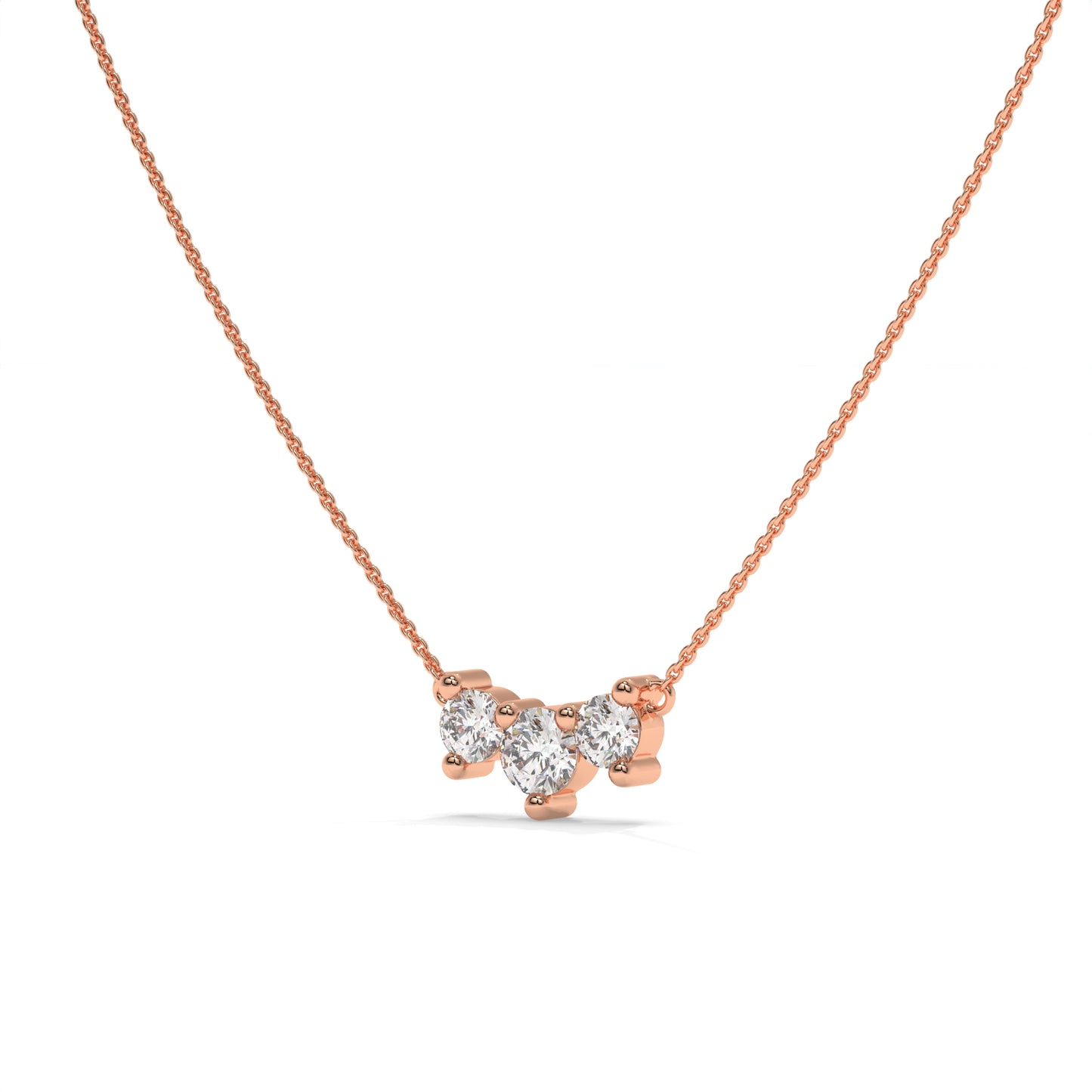 Celestial Cluster Diamond Pendant Necklace – 0.53 CTW