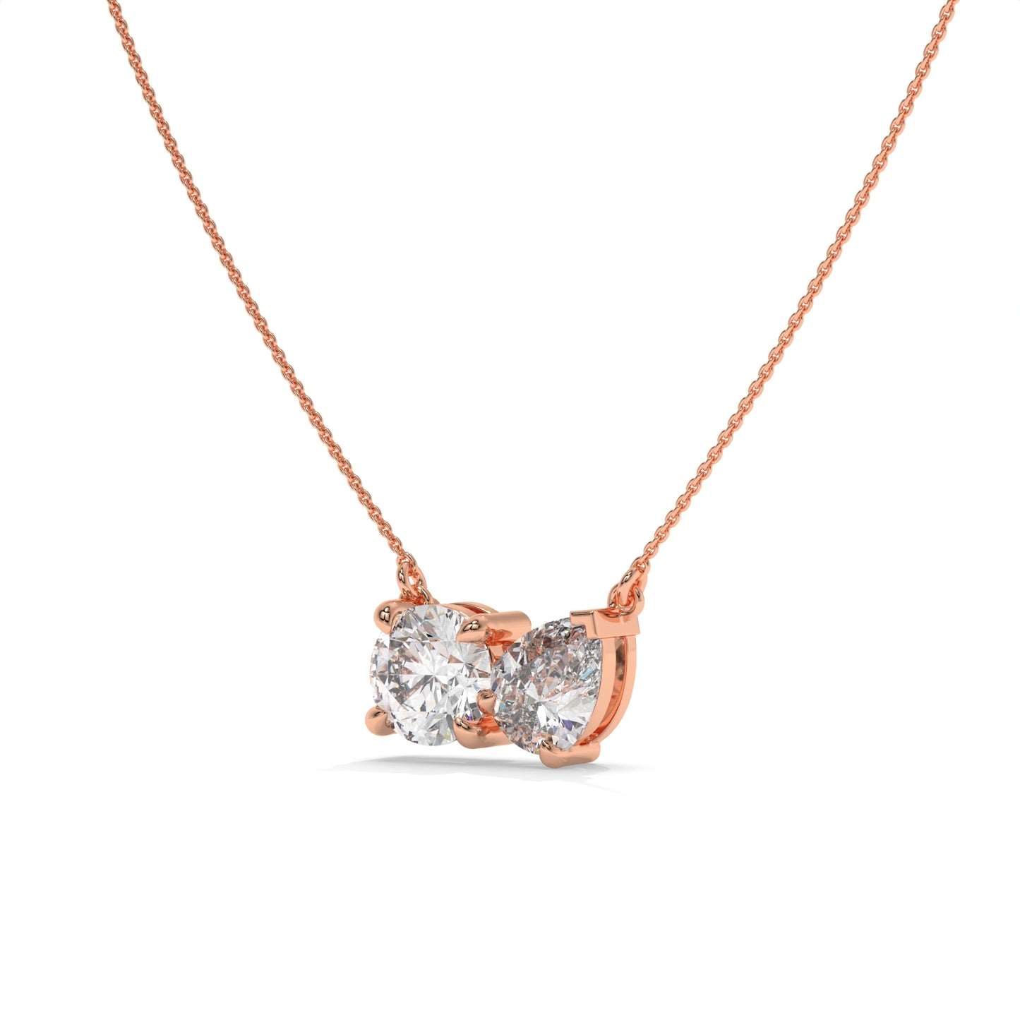 2.00 CTW Diamond Bow Necklace