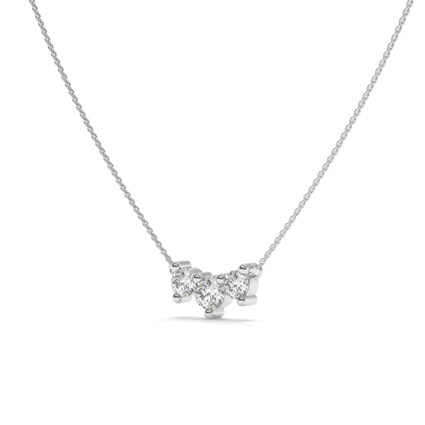 Celestial Cluster Diamond Pendant Necklace – 0.53 CTW