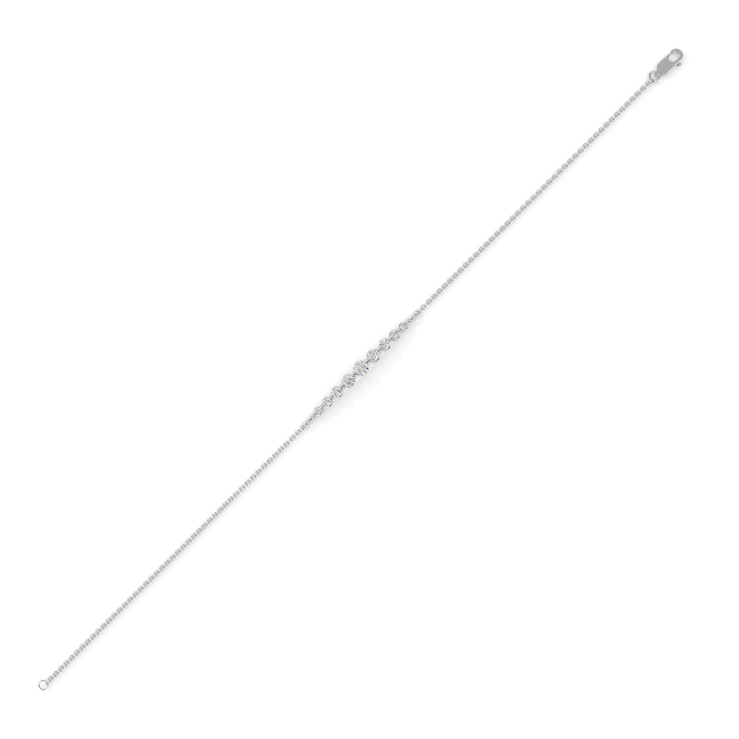 Minimalist Diamond Bar Bracelet – 0.31 CTW