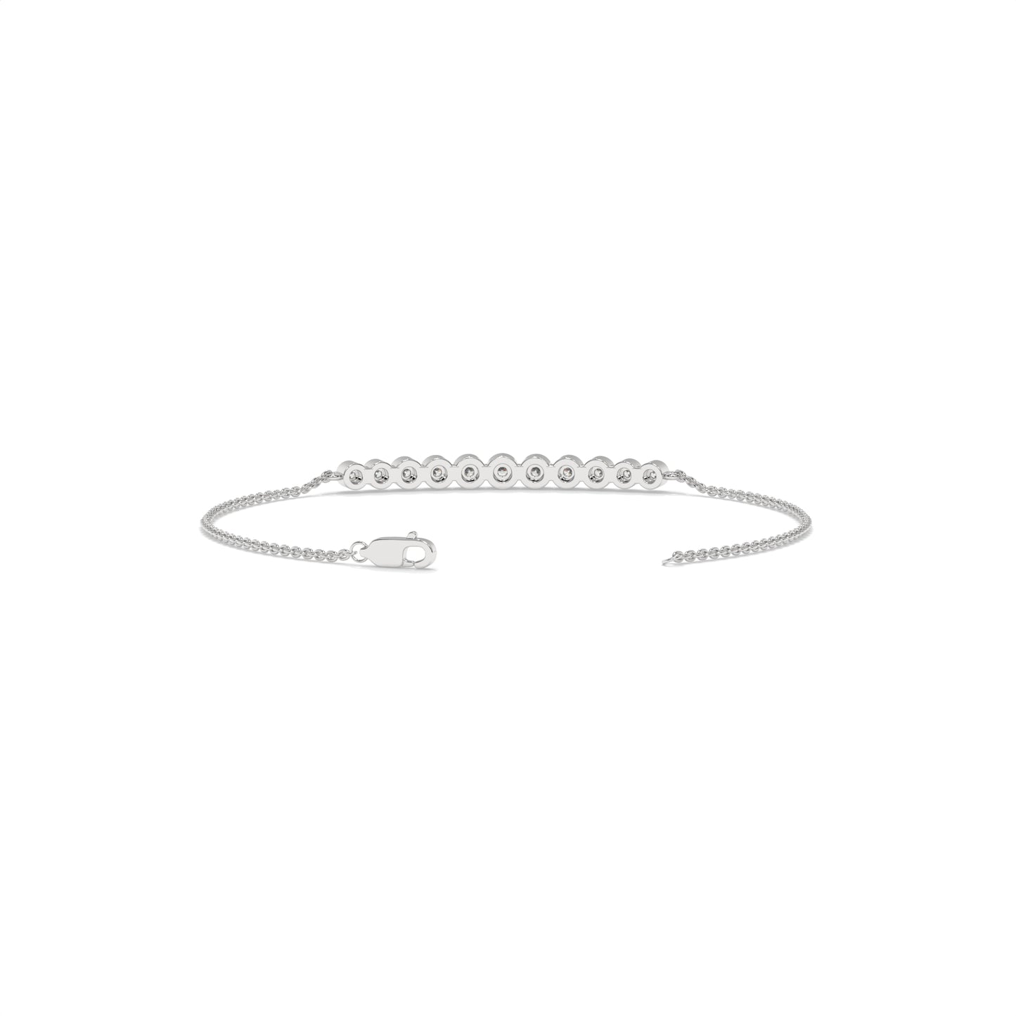 0.25 CTW Diamond Bar Bracelet