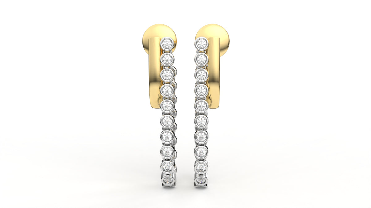 0.58 CTW Diamond Drop Earring