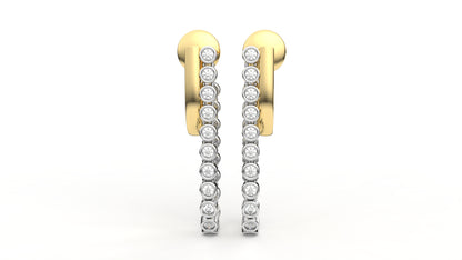 0.58 CTW Diamond Drop Earring