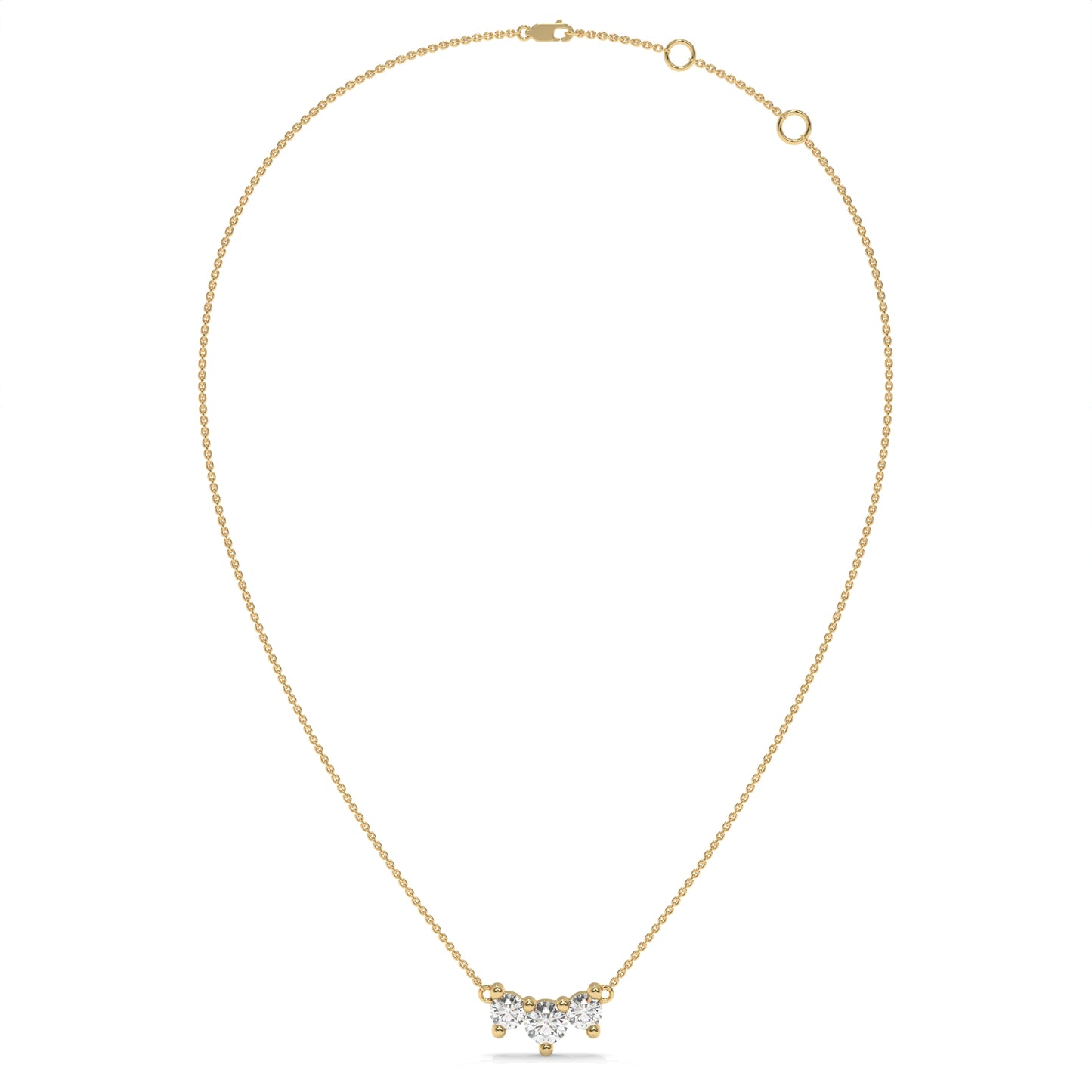 Celestial Cluster Diamond Pendant Necklace – 0.53 CTW