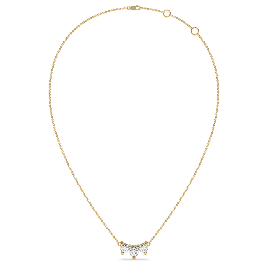 Celestial Cluster Diamond Pendant Necklace – 0.53 CTW