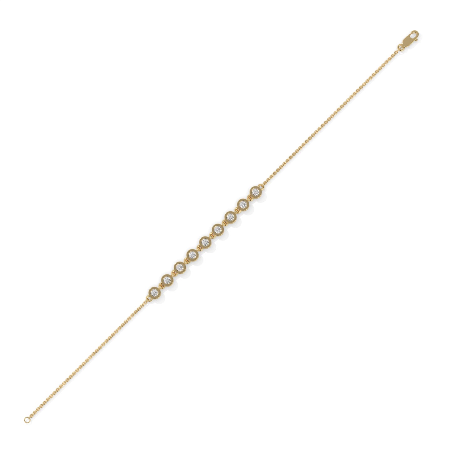Graduated Diamond Station Bracelet – 0.51 CTW