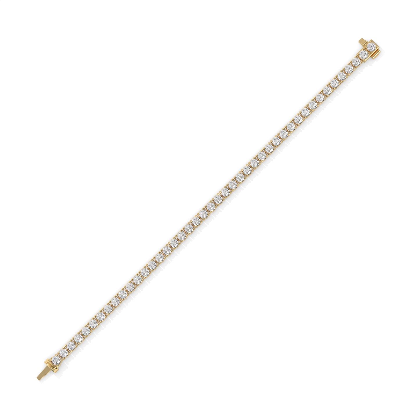 4.20 CTW Chevron Diamond Bangle Bracelet